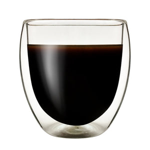 Double Wall Glass Coffee Mug