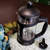 Glass Coffee Press with Plastic Lid - 28 oz.