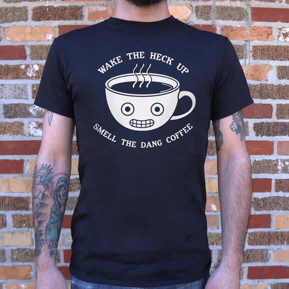Smell The Coffee T-Shirt (Mens)